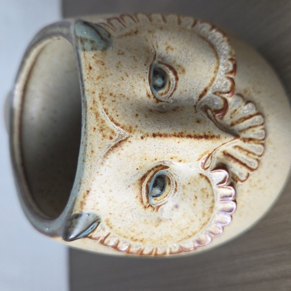 Vintage Owl Stonewear Set of 2 - Picture 3 of 16